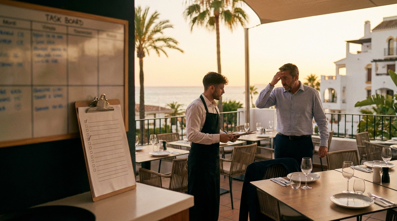 Consultoría para restaurantes en Costa del Sol - falta de personal hostelería Málaga